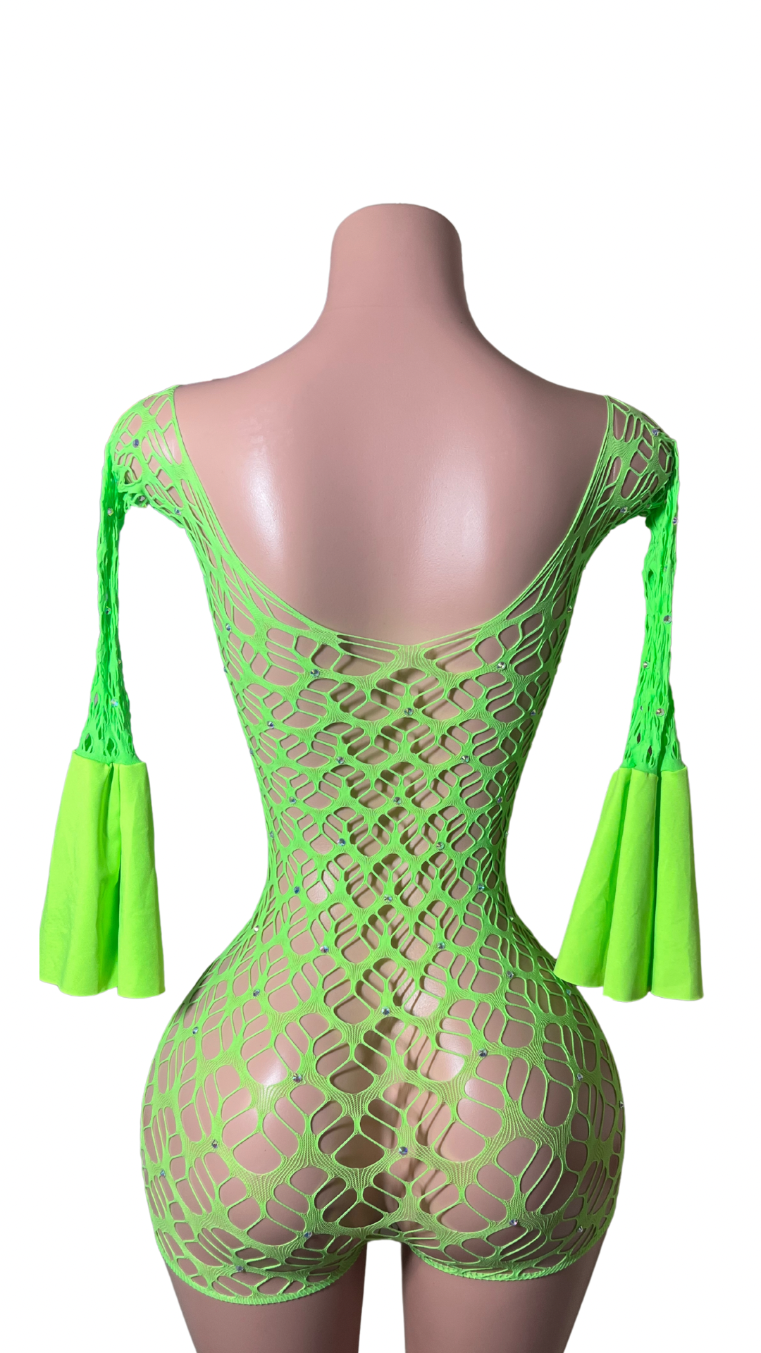 Reema Rhinestone Exotic Dancewear Romper